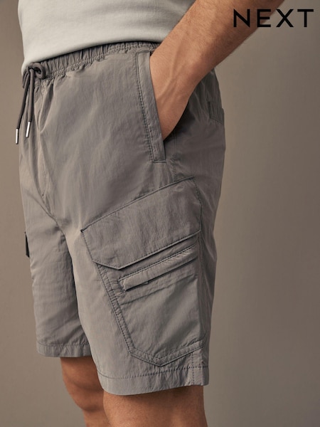 Charcoal Grey Tech Cargo EDIT Shorts (N47409) | €5