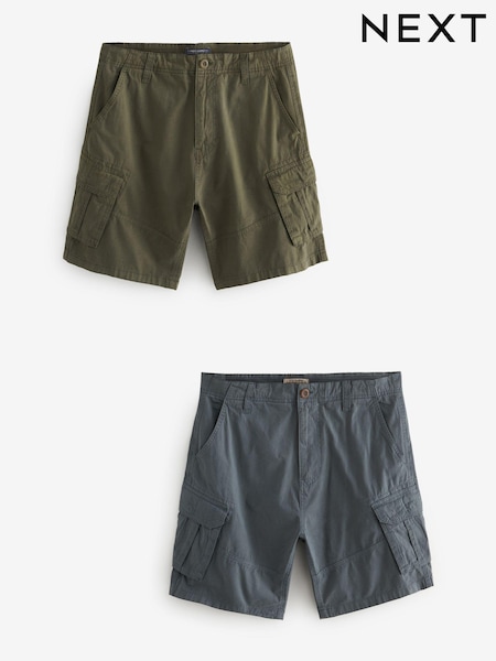 Grün & Blau - 100% Cotton Cargo Shorts 2 Pack (N47453) | 14 €