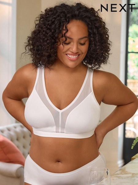 Valkoinen - Täydellinen tuki Non Wire Ultimate Comfort Rintaliivit BH (N47491) | €31