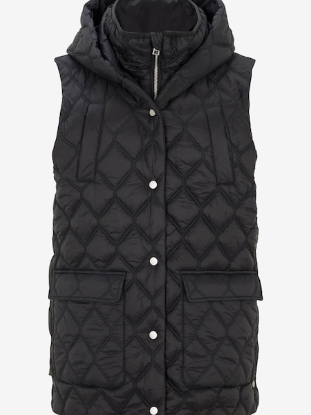 Mint Velvet Black Utility Padded Gilet (N47516) | €79