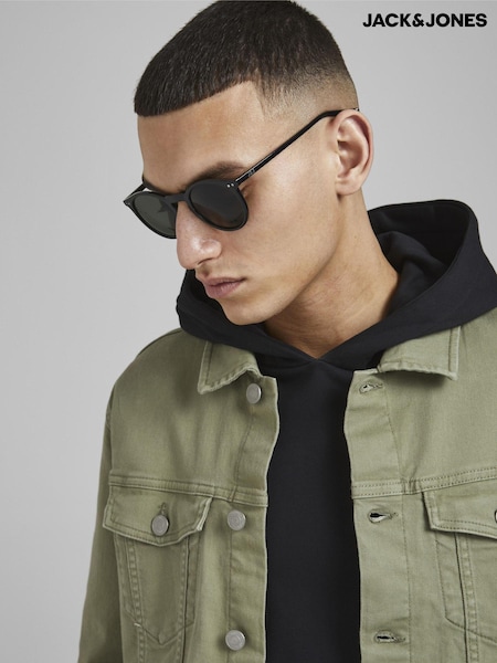 JACK & JONES Black Dark Aviator Sunglasses (N47811) | €23