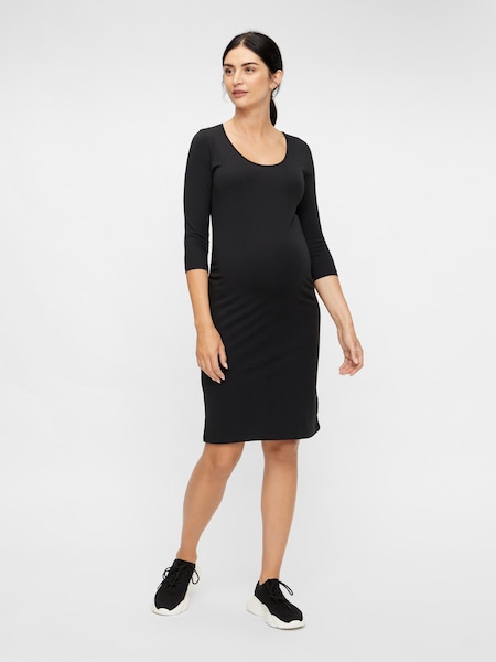 Mamalicious Black Maternity 3/4 Sleeve Dress (N47866) | €11