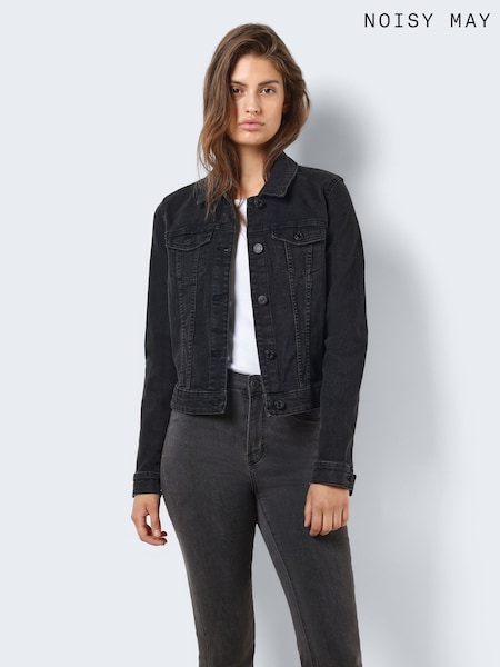 NOISY MAY Black Fitted Denim Jacket (N47953) | €34