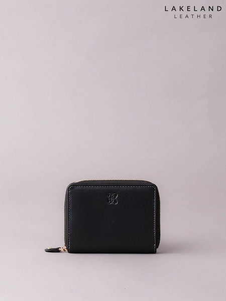 Lakeland Leather Dark Black Small Zip Purse (N48228) | € 39