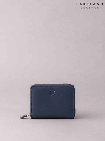 Lakeland Leather Dark Navy Blue Small Zip Purse (N48229) | €32