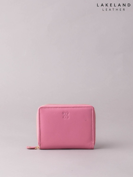 Vaalean mauve Vaaleanpunainen - Lakeland Leather pieni vetoketju Kukkaro (N48232) | €39