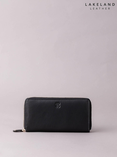 Lakeland Leather Black Large Leather Zip Purse (N48234) | € 55
