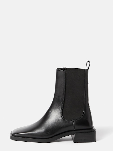 Jigsaw Kent Leather Black Boots (N48272) | €121