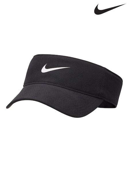 črna - Nike Dri-FIT Ace Swoosh Visor Hat (N48327) | € 16