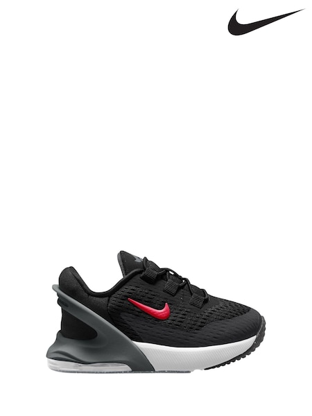 Nike Black/Red Infant Air Max 270 GO Easy On Trainers (N48362) | €59