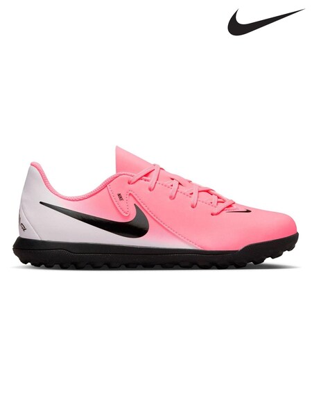 Roz/negru - Nike Kids Phantom Club Turf Fotbal Cizme (N48400) | 188 LEI