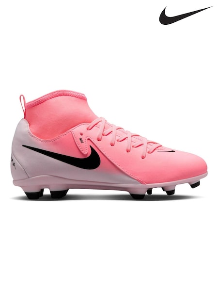 Roz/negru - Ghete de fotbal pentru terenuri multiple Nike Phantom Luna Club pentru copii (N48404) | 208 LEI