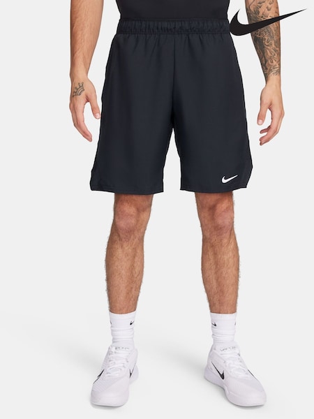 Nike Black 9 Inch Court Victory Dri-FIT 9 inch Tennis Shorts (N48423) | €57