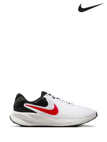 Nike Red/White Revolution 7 Road Running Trainers (N48434) | €32