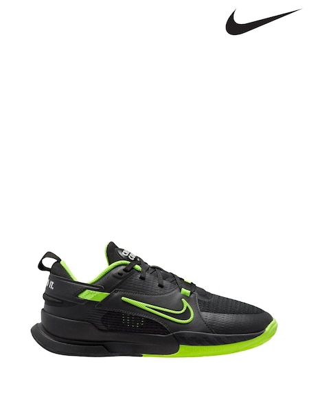 Nike Black/Lime Youth Crosscourt Trainers (N48587) | €39