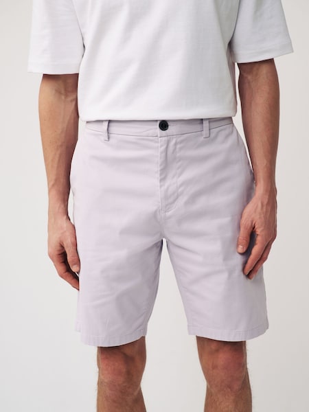 Сиренево-фиолетовый - Stretch Chinos Shorts (N48674) | €4