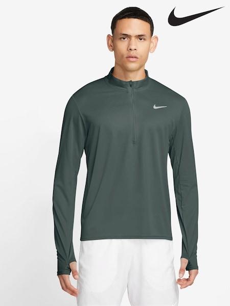 Verde închis - Nike Dri-FIT Pacer Quarter Zip Pentru alergat Top (N48725) | 161 LEI