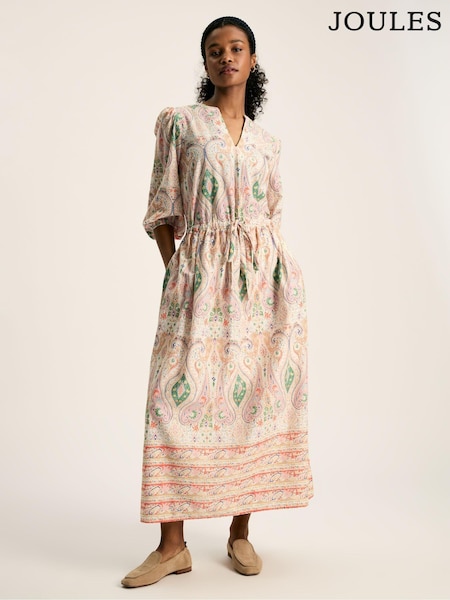 Joules Anais Multi Paisley Printed Maxi Dress (N48799) | €63