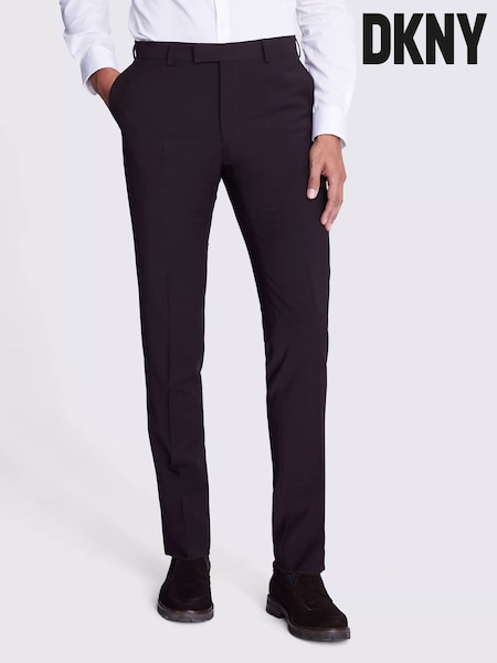 Costum Dkny Roșu Slim Fit bordo - Trousers (N48996) | 677 LEI