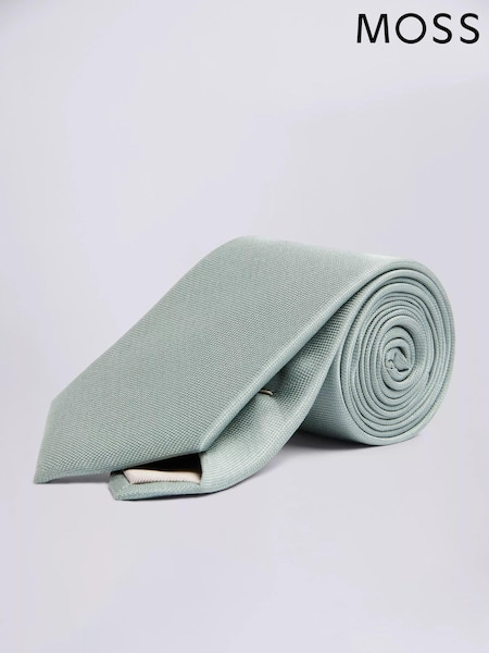 MOSS Green Oxford Silk Tie (N49001) | 148 QAR