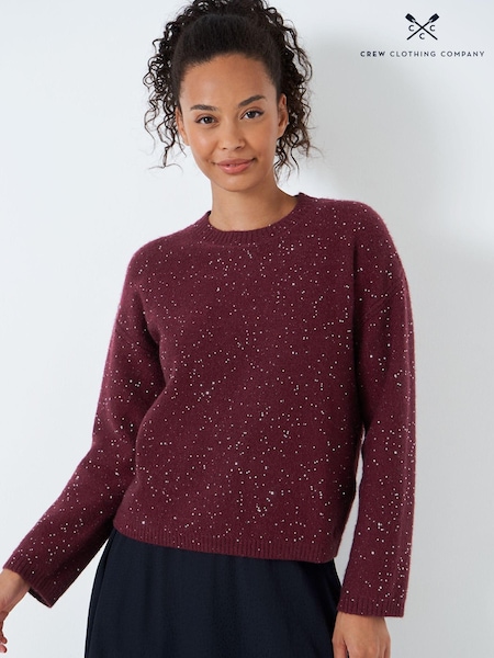 Crew Clothing Company Grey Textured Jumper (N49184) | €26