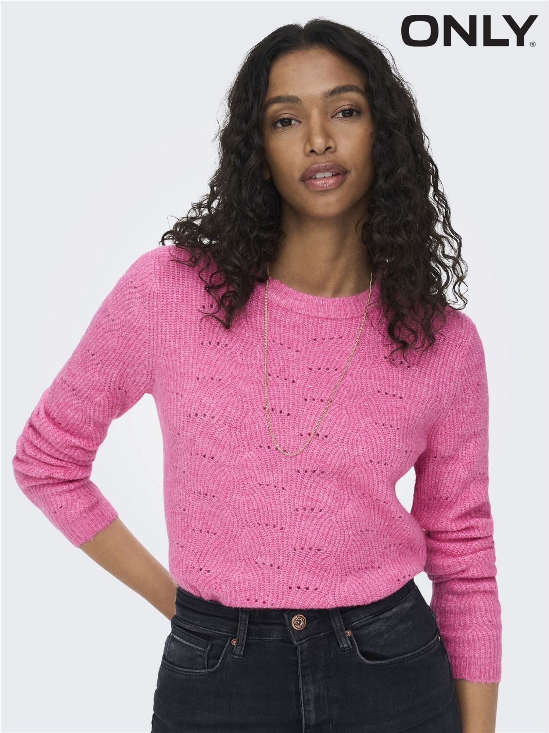 Womens pink jumper hotsell