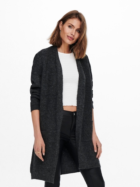 ONLY Grey Chunky Pocket Detail Long Cardigan (N49377) | €21.50