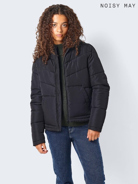 NOISY MAY Black Padded Jacket With Hood (N49389) | €25
