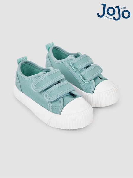 JoJo Maman Bébé Khaki Green Canvas Pumps (N49416) | 1,172 UAH
