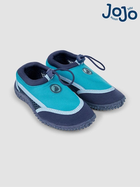 JoJo Maman Bébé Blue Colour Block Beach & Swim Shoes (N49431) | R$ 160