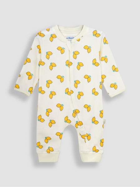 JoJo Maman Bébé Printed Rib Footless Sleepsuit (N49448) | 31 €