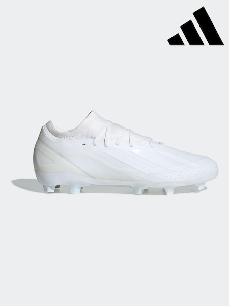 adidas White X Crazyfast.3 Firm Ground Football Boots (N49487) | €51