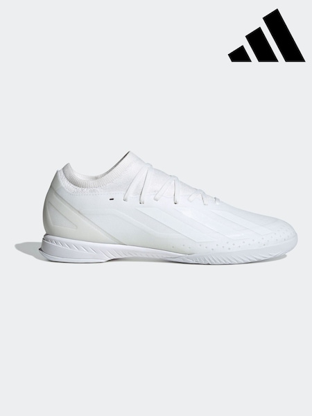 adidas White X Crazyfast.3 Indoor Boots (N49493) | €45