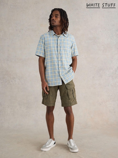 White Stuff Blue Madras Check Shirt (N49494) | €25