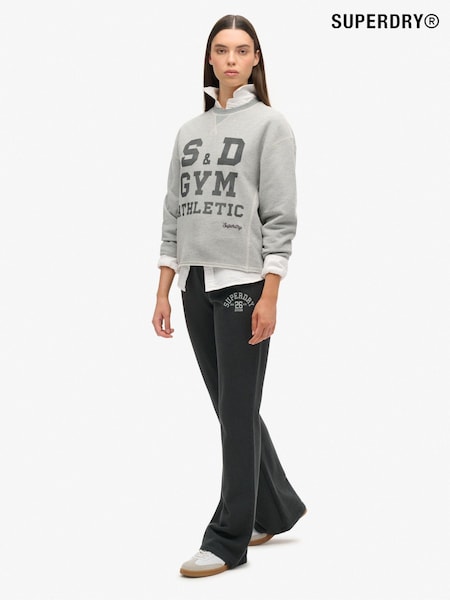 Vihreä - Superdry Athletic Essentials Leveä lahje 100% Cotton Verryttelyhousut (N49665) | €49