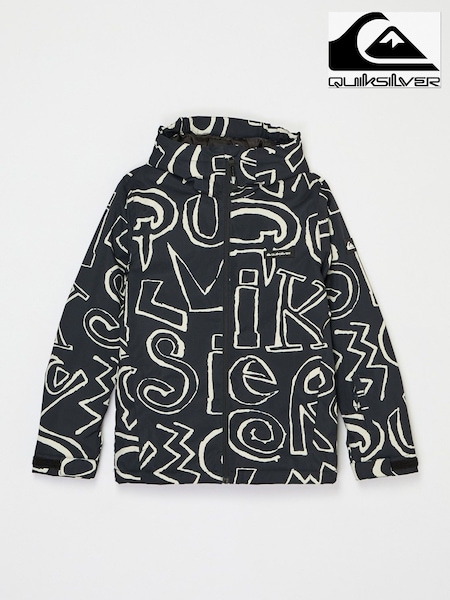 Noir - Quiksilver Mission Ptd Technical Snow Jacket