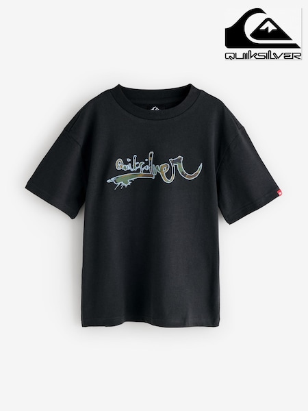 Black - Quiksilver Young Guns Vortex Short Sleeve T-shirt