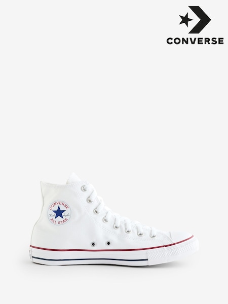 Converse White Chuck Taylor All Star Wide High Top Trainers (N50251) | AED189