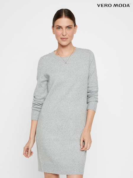 VERO MODA Cosy Long Sleeve Jumper Dress (N50584) | 129 LEI