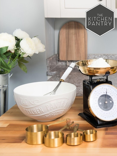Kitchen Pantry Gold Brass Measuring Cups and Spoons (N51075) | €36
