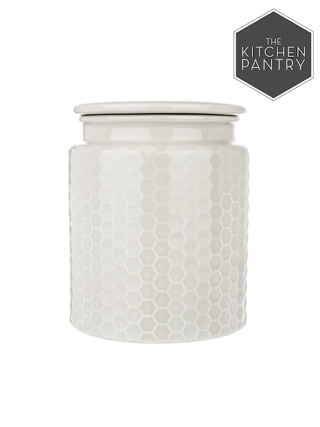 Kitchen Pantry Grey Set of 2 Storage Canisters Small and Large (N51077) | €40