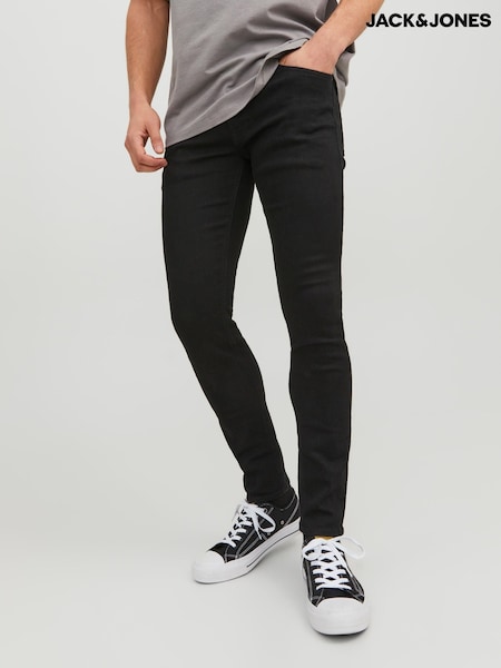 JACK & JONES Black Skinny Fit Liam Jeans (N51111) | $69