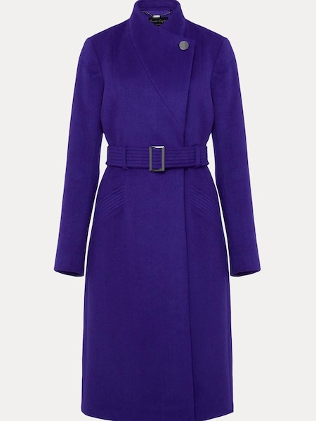 Phase EightPetite Purple Susanna Wool Smart Coat (N51118) | €89