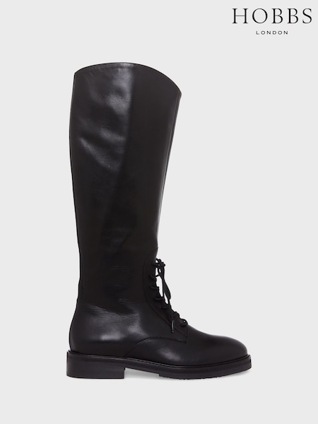 Hobbs Black Knee Laurel Boots (N51255) | €159