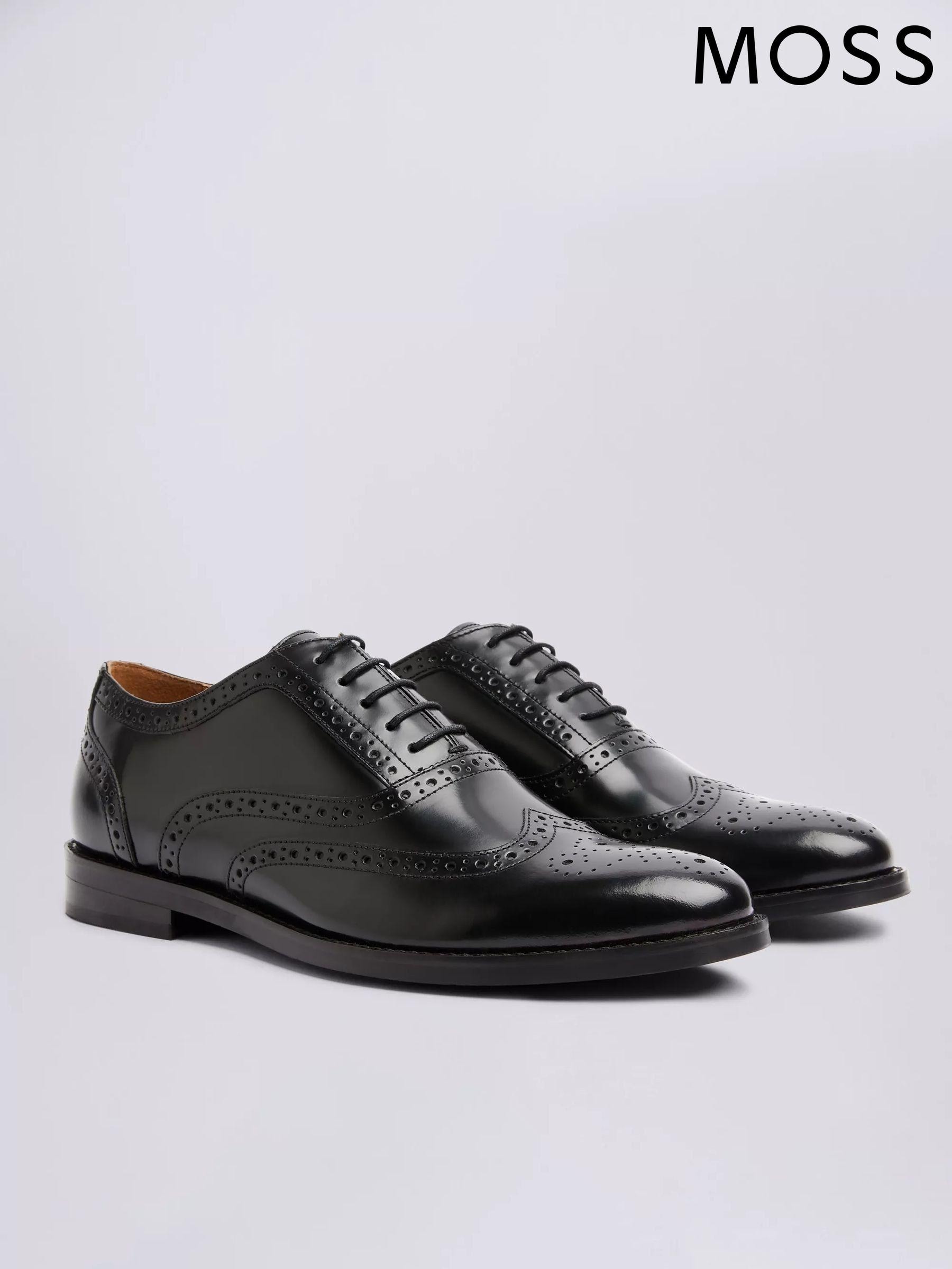 Moss Black Lace Up Formal Shoes Next Luxembourg