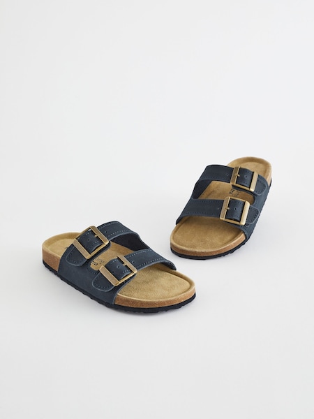 Navy Slip-On Corkbed Sandals (N51736) | €6 - €8