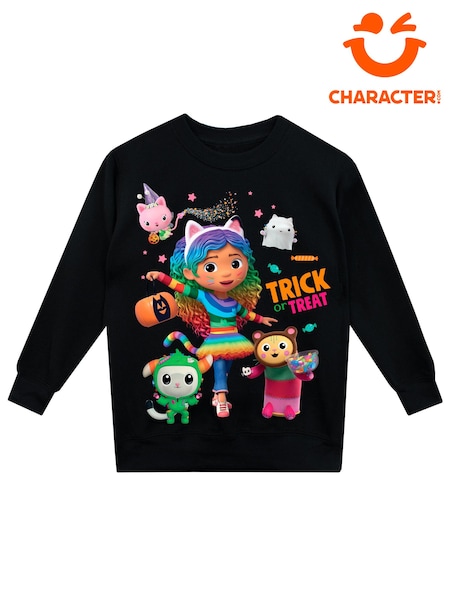 Character Black Gabbys Dollhouse Halloween Pumpkin Sweatshirt (N51968) | €30