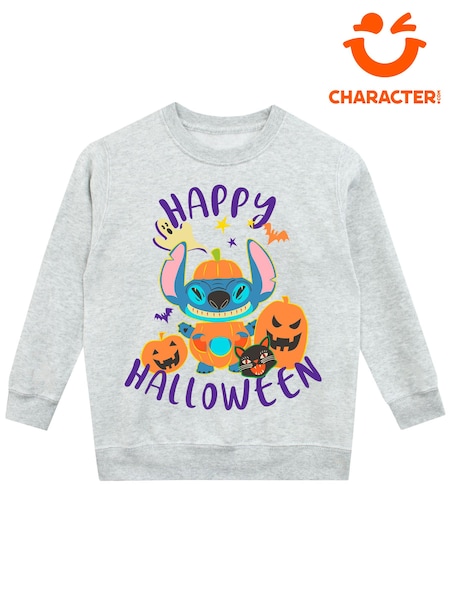 Character Blue Disney Lilo & Stitch Halloween Pumpkin Sweatshirt (N51974) | €11