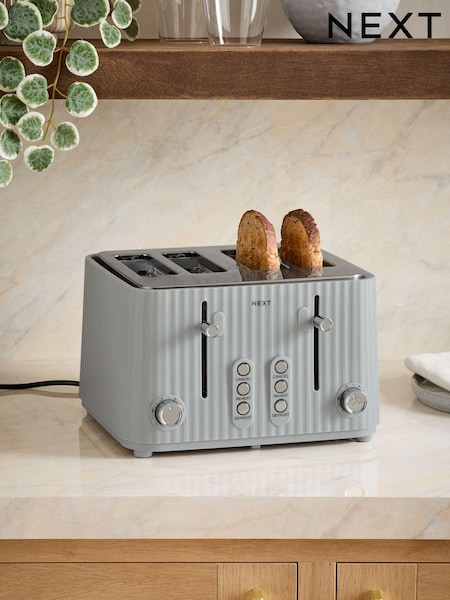 Grey Sleek 4 Slice Toaster (N51979) | €55