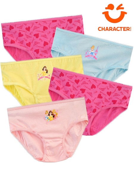 Character Disney Princess 100% Cotton Briefs 5 Pack (N52385) | 20 €